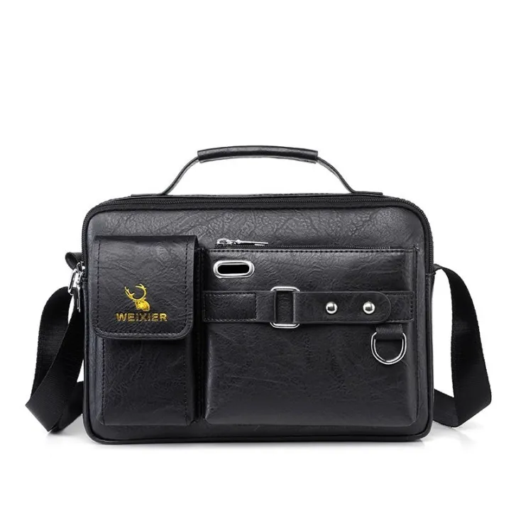 Men's Artificial Leather Shoulder Bag - Image 2
