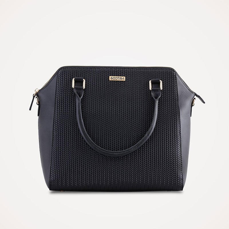 Annabelle Handbag – Printed Black