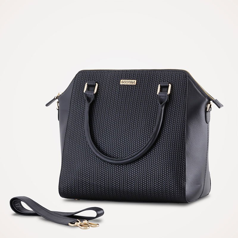 Annabelle Handbag – Printed Black - Image 2